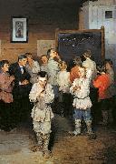 Mental Calculation. In Public School of S. A. Rachinsky Nikolay Bogdanov-Belsky